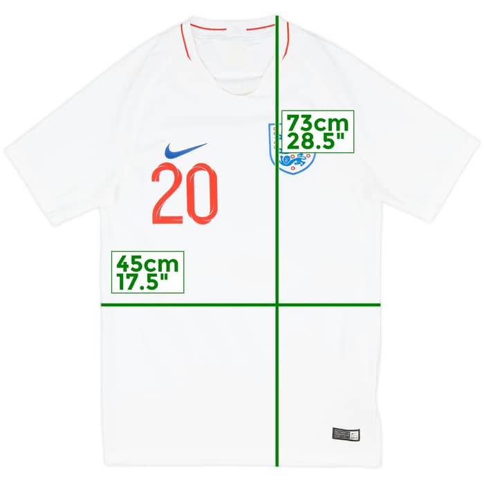 2018-19 England Home Shirt Dele #20 - 9/10 - (S)