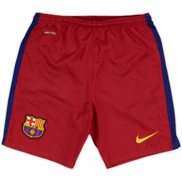 2015-16 Barcelona Home Shorts - 9/10 - (S.Boys)
