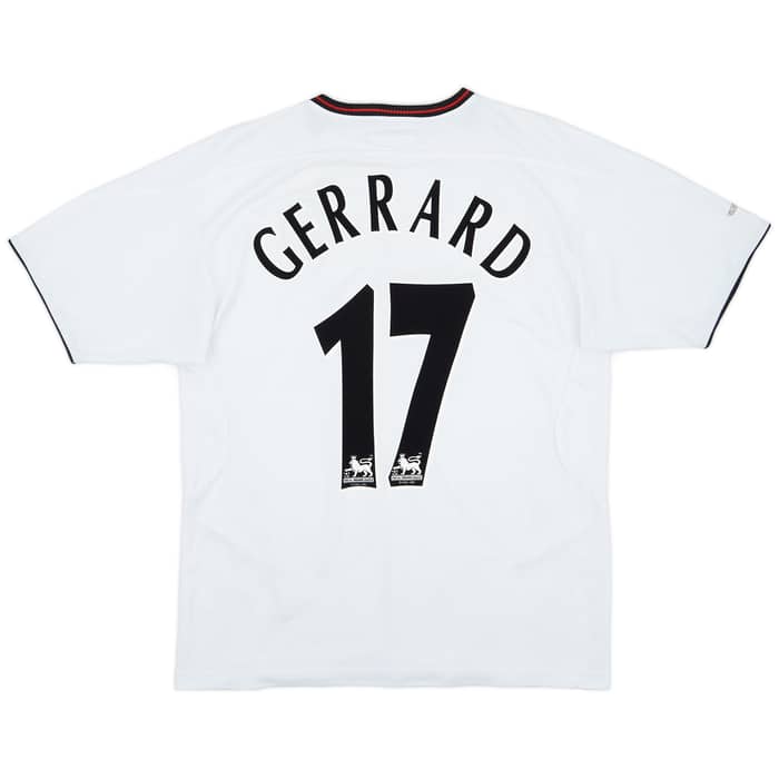 2003-04 Liverpool Away Shirt Gerrard #17 - 5/10 - (S)