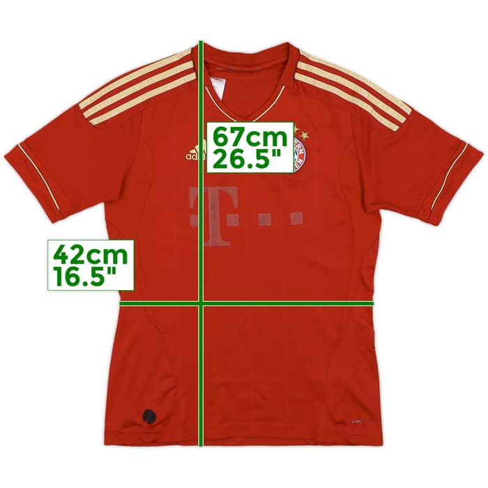 2011-13 Bayern Munich Home Shirt - 4/10 - (XL.Boys)