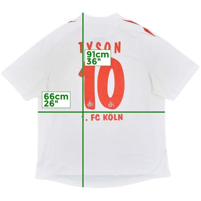 2011-12 FC Koln Home Shirt Tyson #10 - 5/10 - (3XL)