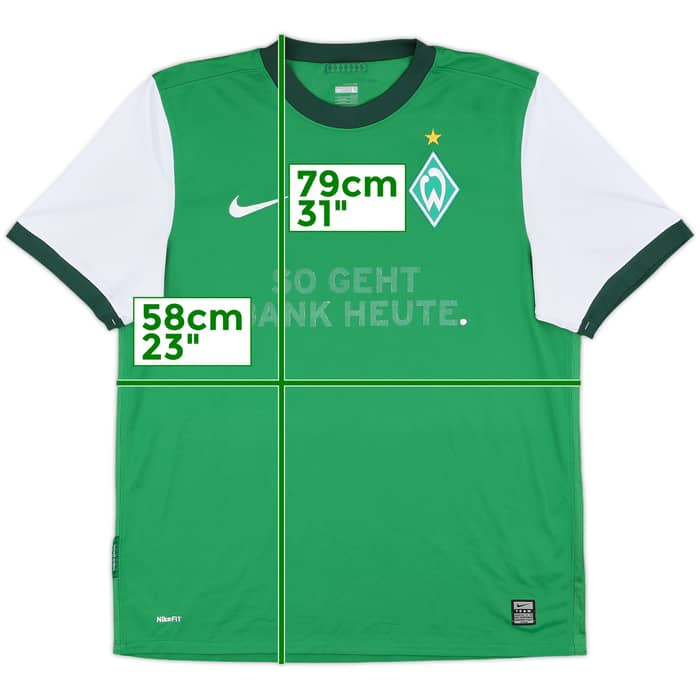 2009-10 Werder Bremen Home Shirt - 4/10 - (L)