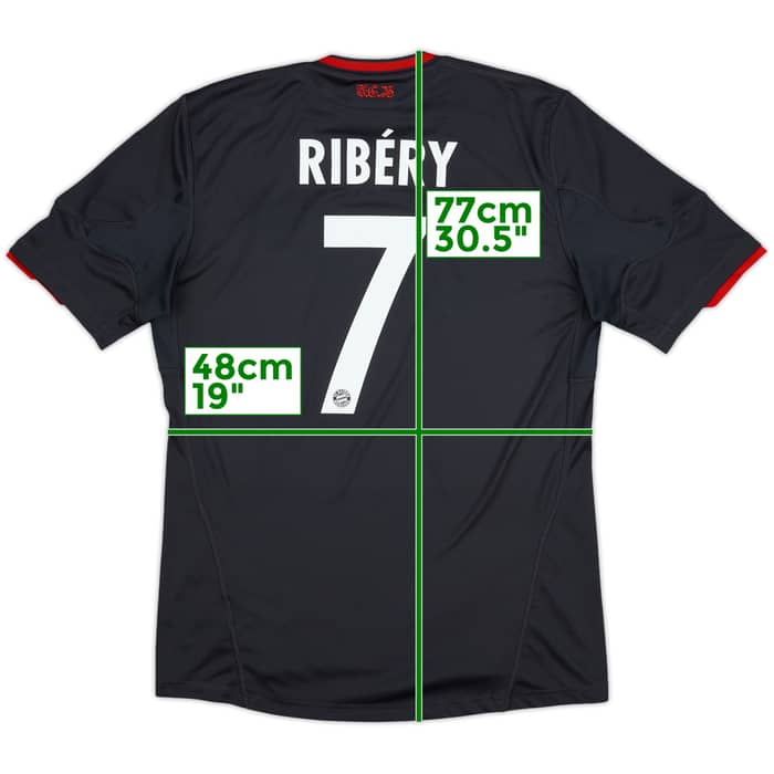 2010-11 Bayern Munich Third Shirt Ribery #7 - 7/10 - (M)