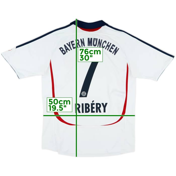 2006-07 Bayern Munich Away Shirt Ribery #7 - 7/10 - (XL.Boys)