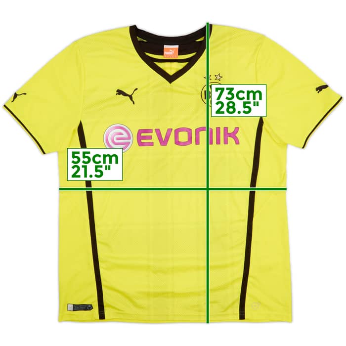 2013-14 Borussia Dortmund Home Shirt #13 - 7/10 - (XL)