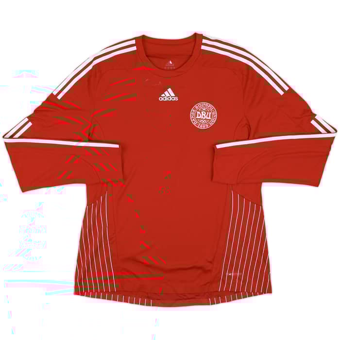 2007-10 Denmark Player Issue Home L/S Shirt - 6/10 - (XL)