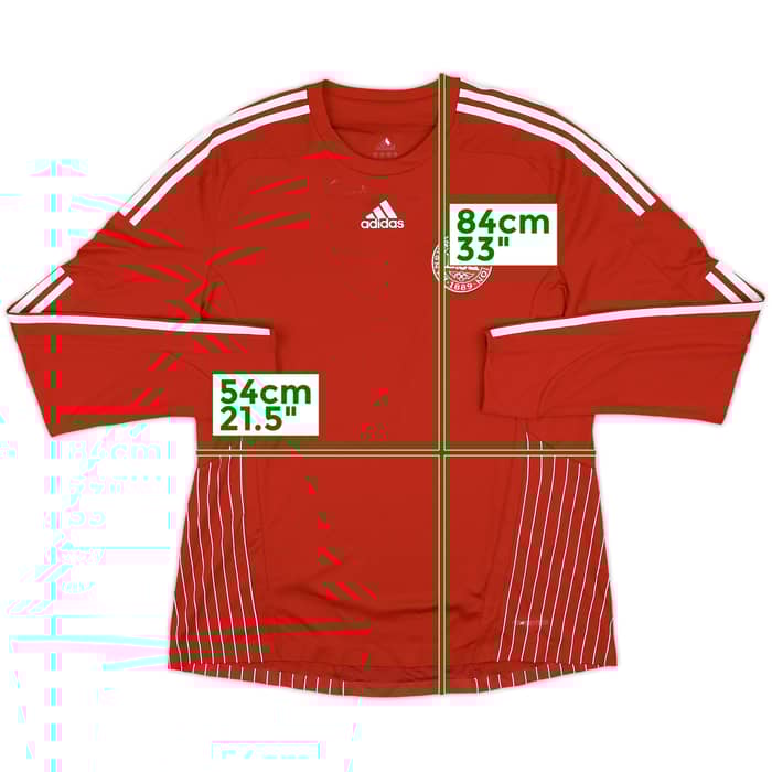 2007-10 Denmark Player Issue Home L/S Shirt - 6/10 - (XL)