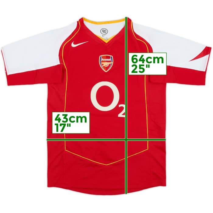 2004-05 Arsenal Home Shirt - 10/10 - (L.Boys)