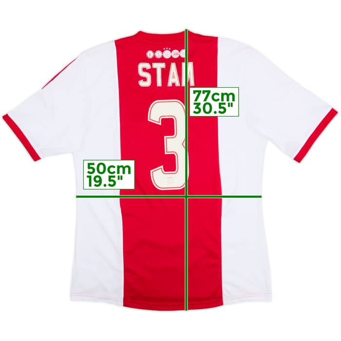 2013-14 Ajax Home Shirt Stam #3 - 4/10 - (L)