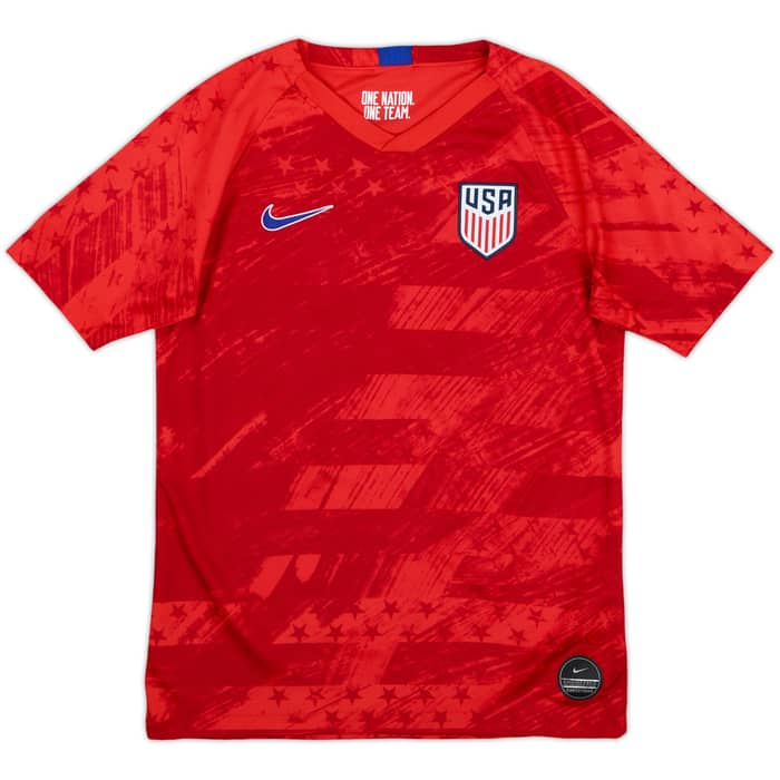 2019-20 USA Away Shirt - 10/10 - (L.Boys)