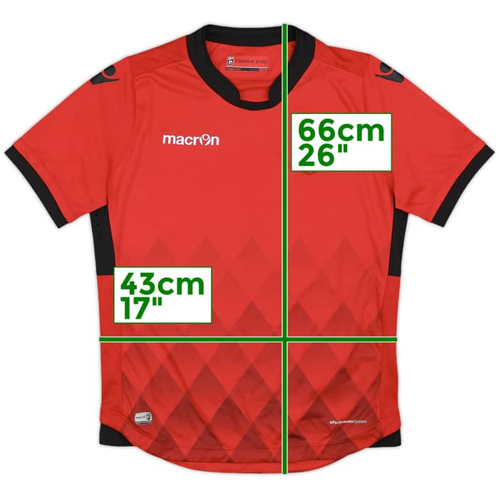 2017-18 Albania Home Shirt - 10/10 - (L.Boys)