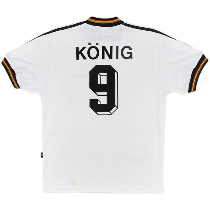 1996-98 Germany Home Shirt Konig #9 - 7/10 - (S)