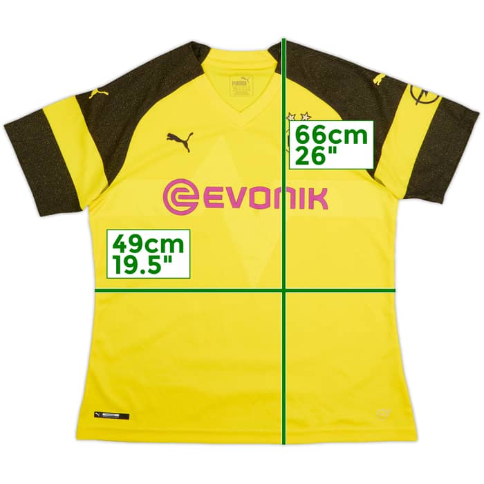2018-19 Borussia Dortmund Home Shirt - 9/10 - (Women's XL)