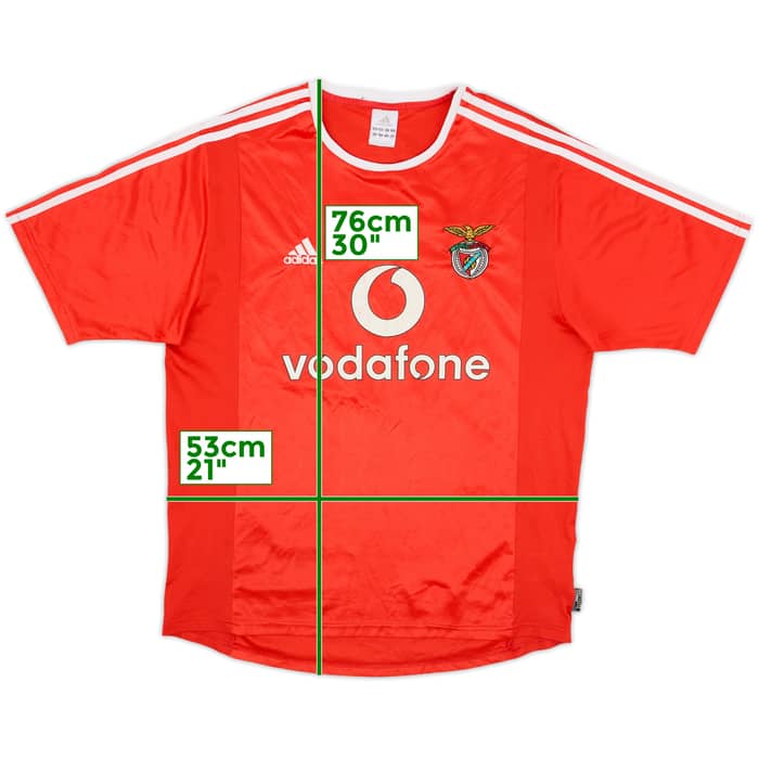 2002-03 Benfica Home Shirt - 5/10 - (M)