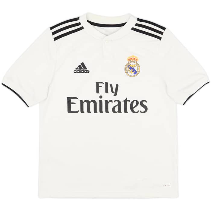 2018-19 Real Madrid Home Shirt - 6/10 - (L.Boys)