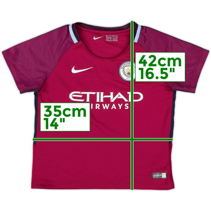 2017-18 Manchester City Away Shirt - 9/10 - (3-4 Years)