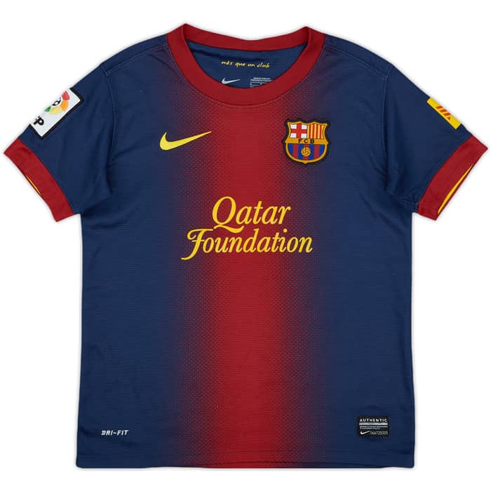 2012-13 Barcelona Home Shirt - 9/10 - (S.Boys)