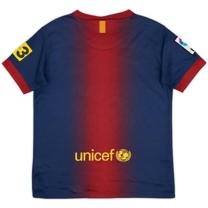 2012-13 Barcelona Home Shirt - 9/10 - (S.Boys)