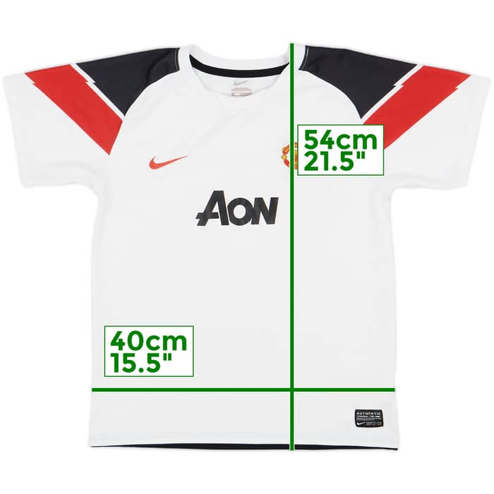 2010-12 ManchesterUnited Away Shirt - 7/10 - (7-8 Years)