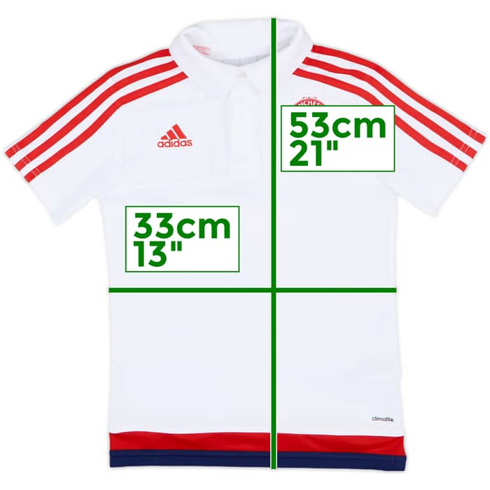 2015-16 Manchester United adidas Polo Shirt - 9/10 - (7-8 Years)