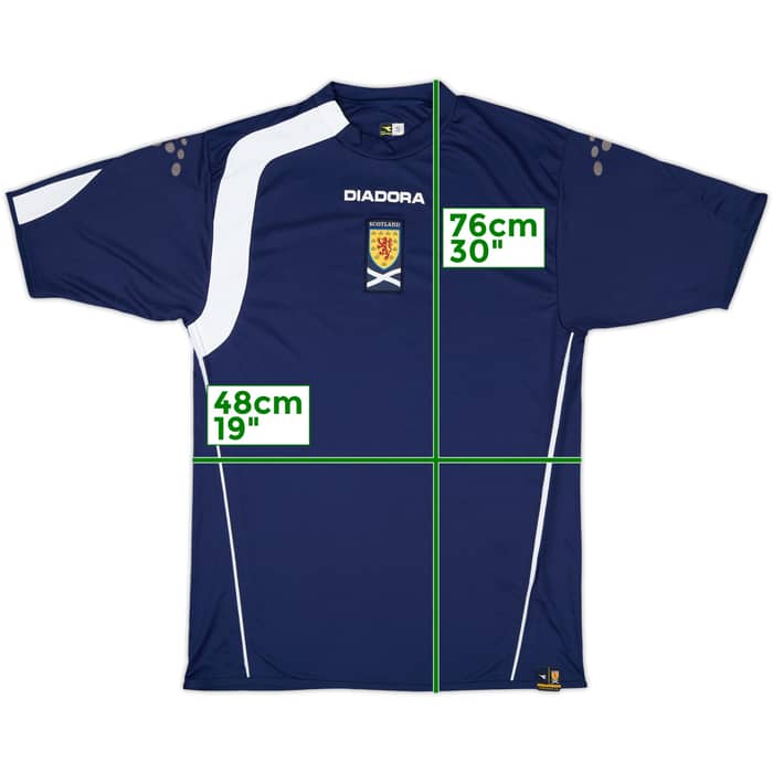 2005-06 Scotland Home Shirt - 7/10 - (S)