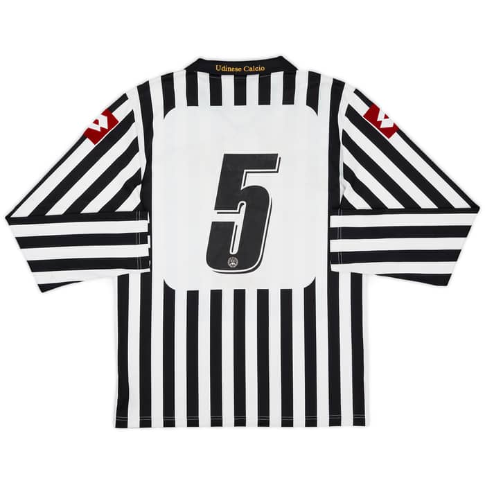 2008-09 Udinese Home L/S Shirt #5 - 6/10 - (L)