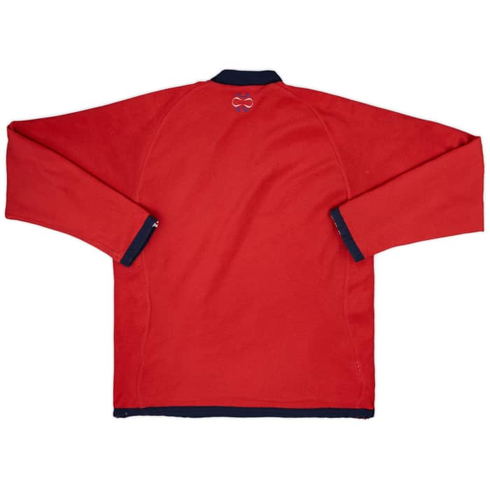 2007-08 France adidas Reversible 1/4 Zip Fleece Jacket - 8/10 - (XL)