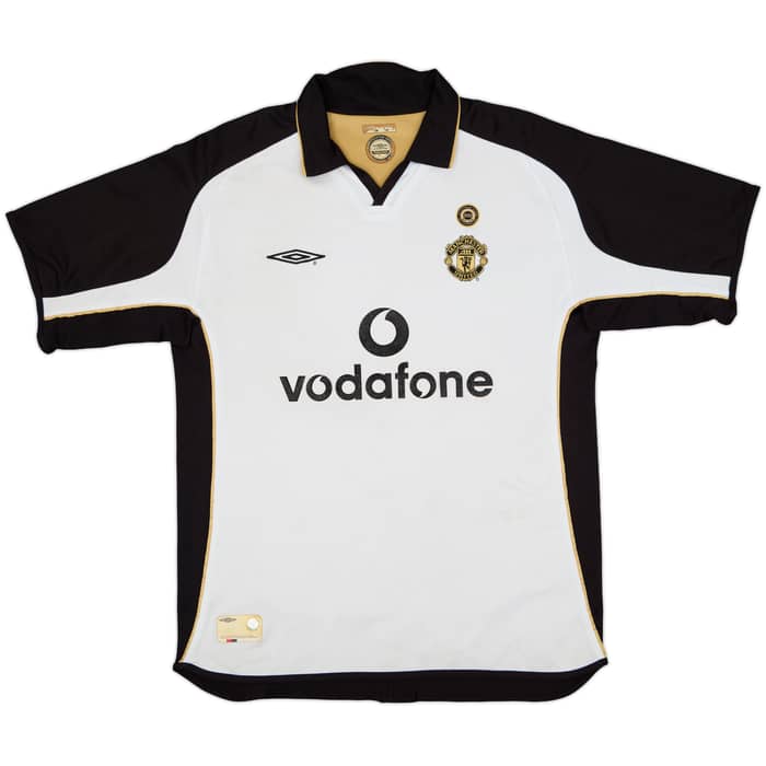 2001-02 Manchester United Centenary Away/Third Shirt Beckham #7 - 5/10 - (L)