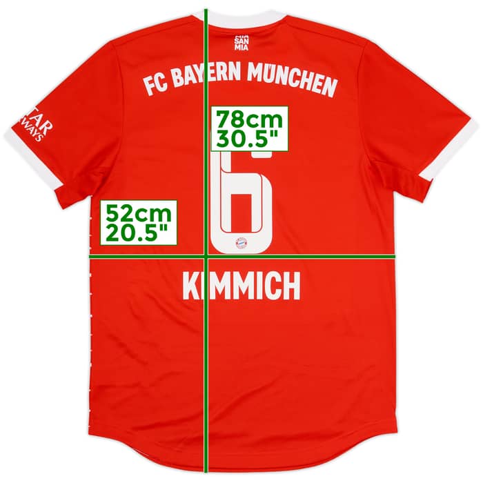 2022-23 Bayern Munich Authentic Home Shirt Kimmich #6 (M)