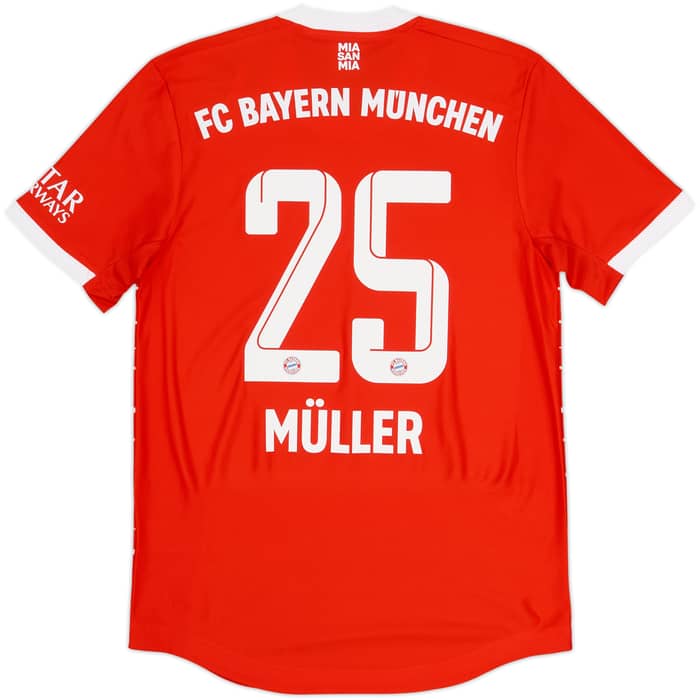 Camiseta de local auténtica del Bayern Munich 2022-23 Muller #25 (S)