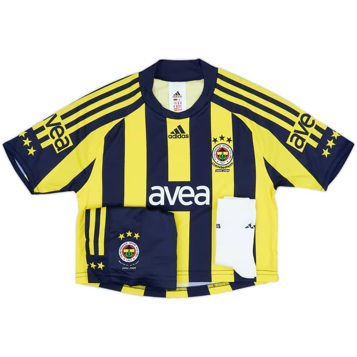 2008-09 Fenerbahce Home Full Kit - 10/10 - (2-3 Years)