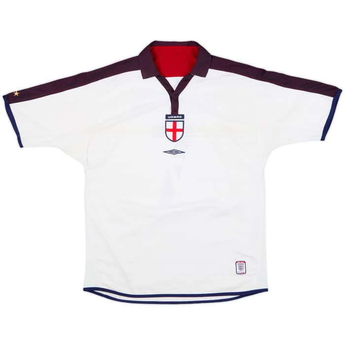 2003-05 England Home Shirt Beckham #7 - 5/10 - (L)