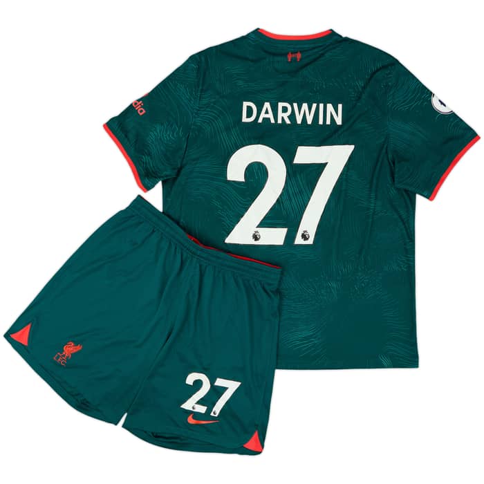 2022-23 Liverpool Third Shirt & Shorts Darwin #27 - 8/10 - (XL)
