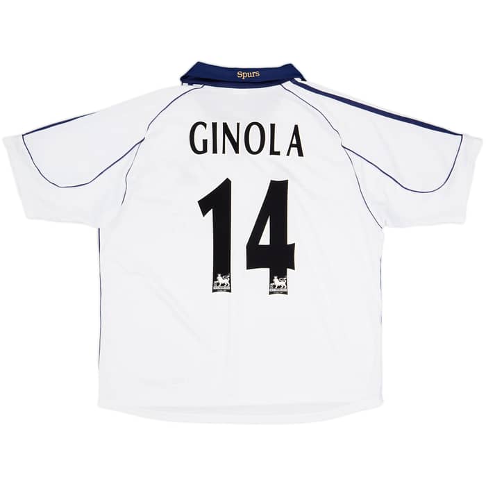 1999-01 Tottenham Home Shirt Ginola #14 - 8/10 - (XL)