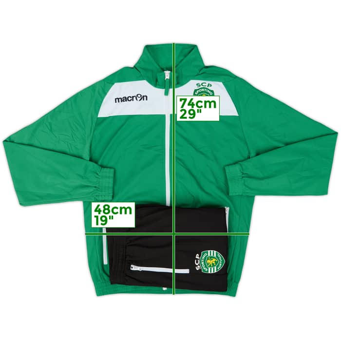 2016-17 Sporting CP Macron Tracksuit - 7/10 - (L)
