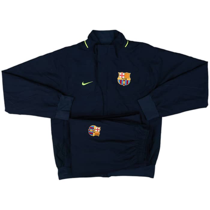 2007-08 Barcelona Nike Tracksuit - 9/10 - (S)