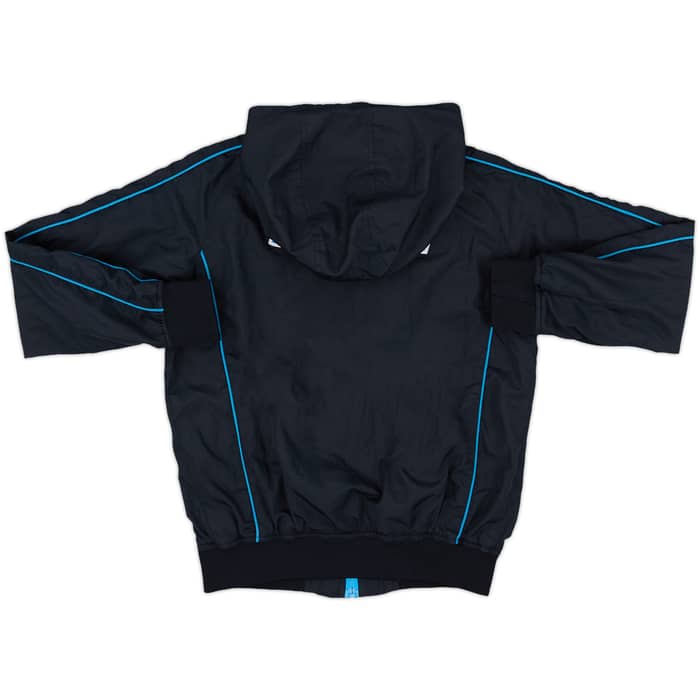 2022-23 Napoli EA7 Hooded Track Jacket - 8/10 - (S.Boys)