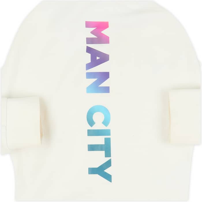 2021-22 Manchester City Puma Hooded Track Top - 6/10 - (S)