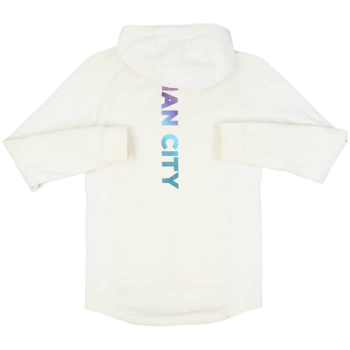 2021-22 Manchester City Puma Hooded Track Top - 6/10 - (S)