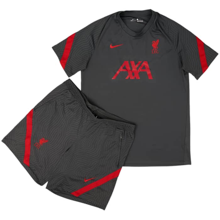 2020-21 Liverpool Nike Training Shirt & Shorts - 9/10 - (L)