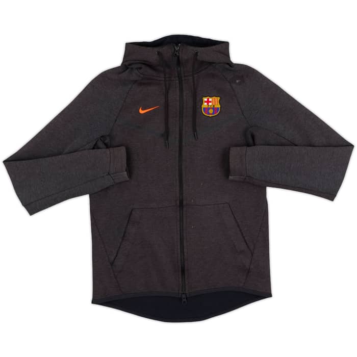 2018-19 Barcelona Nike Hooded Track Jacket - 7/10 - (S)