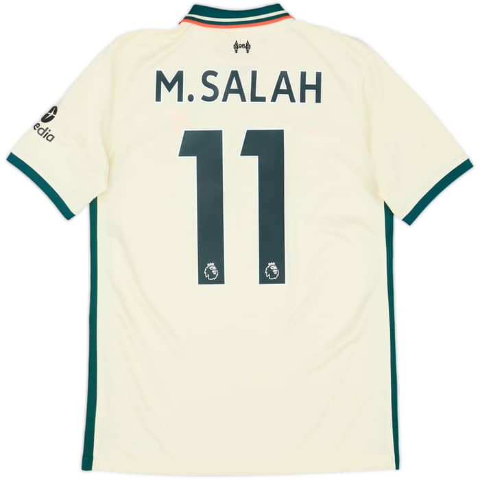 2021-22 Liverpool Away Shirt M.Salah #11 - 9/10 - (XL.Boys)