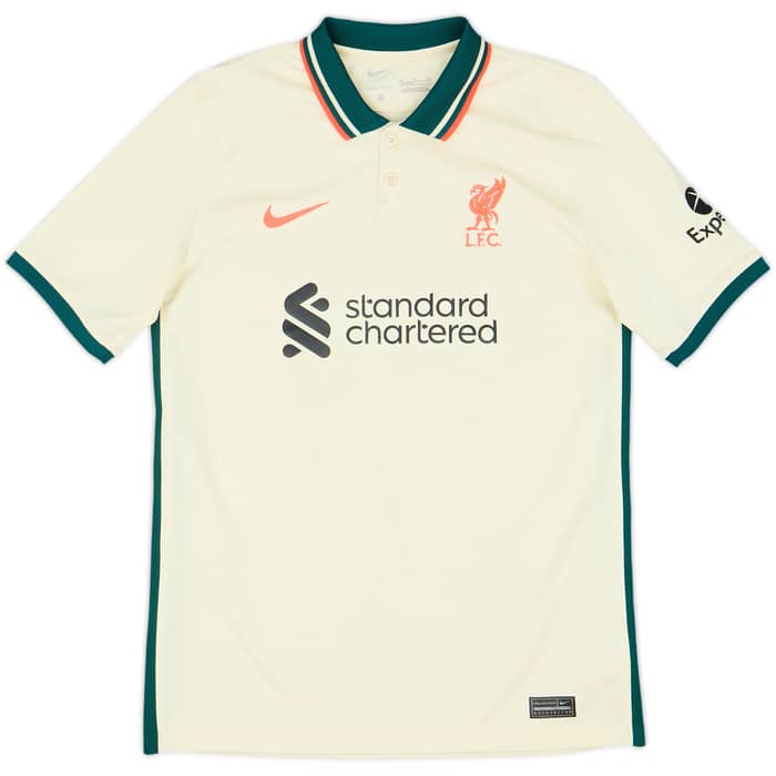 2021-22 Liverpool Away Shirt M.Salah #11 - 9/10 - (XL.Boys)