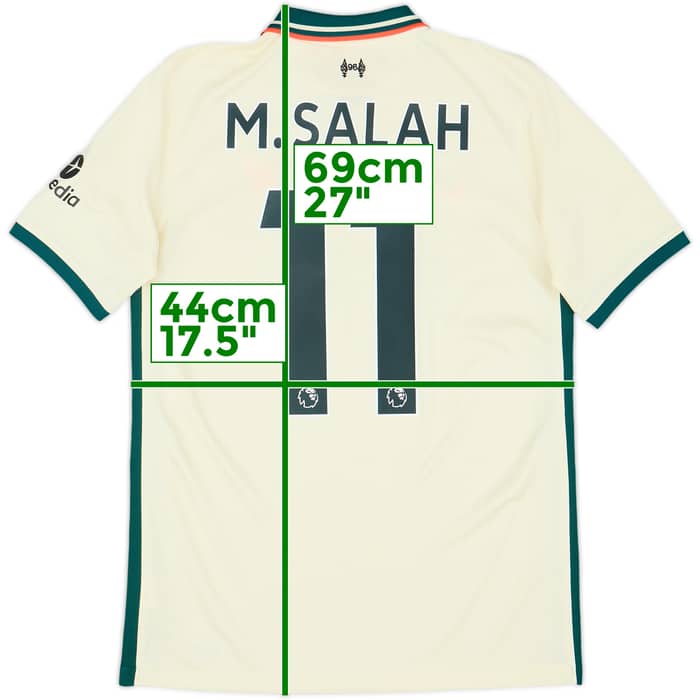 2021-22 Liverpool Away Shirt M.Salah #11 - 9/10 - (XL.Boys)