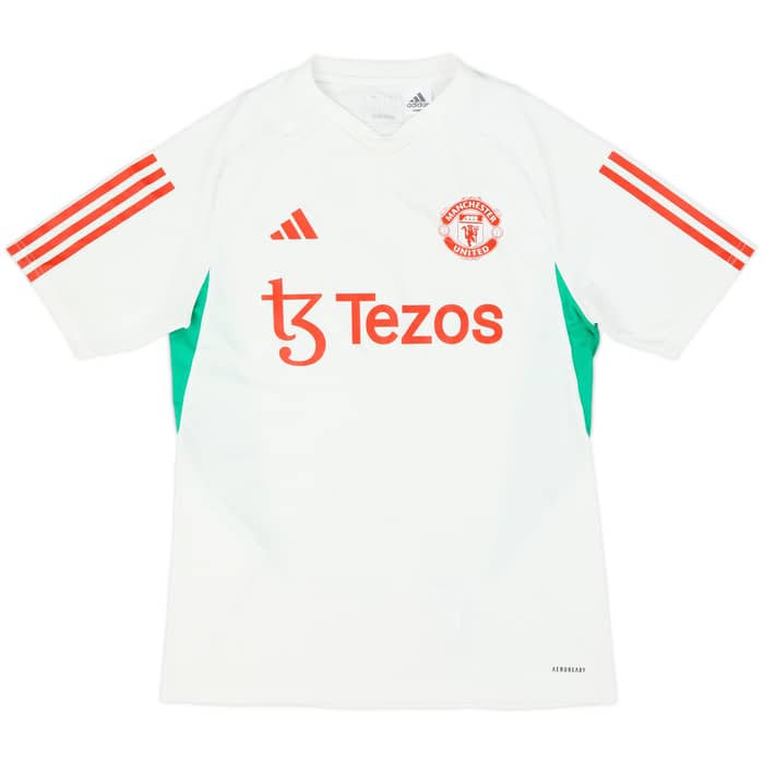 2023-24 Manchester United adidas Training Shirt & Shorts - 7/10 - (M)
