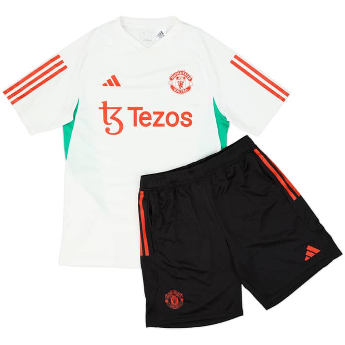 2023-24 Manchester United adidas Training Shirt & Shorts - 7/10 - (M)