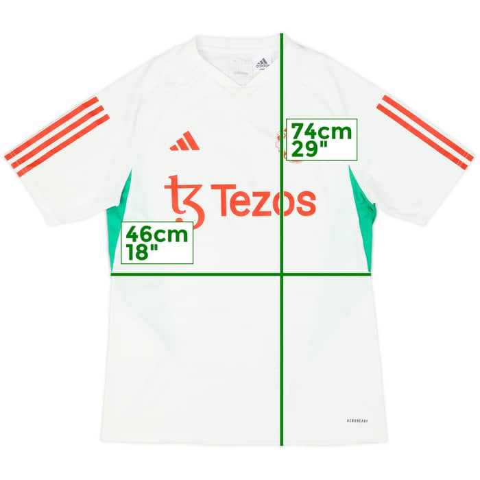 2023-24 Manchester United adidas Training Shirt & Shorts - 7/10 - (M)