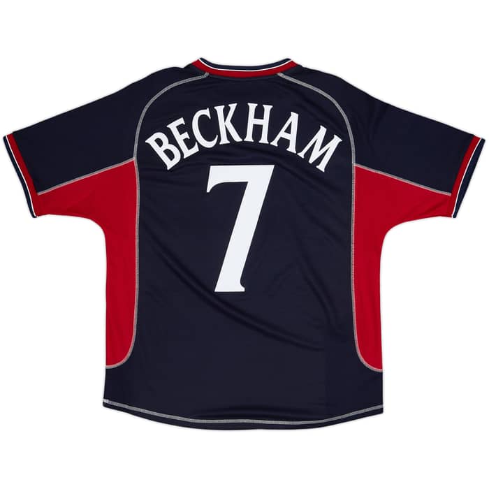 2000-01 Manchester United Third Shirt Beckham #7 - 8/10 - (M)