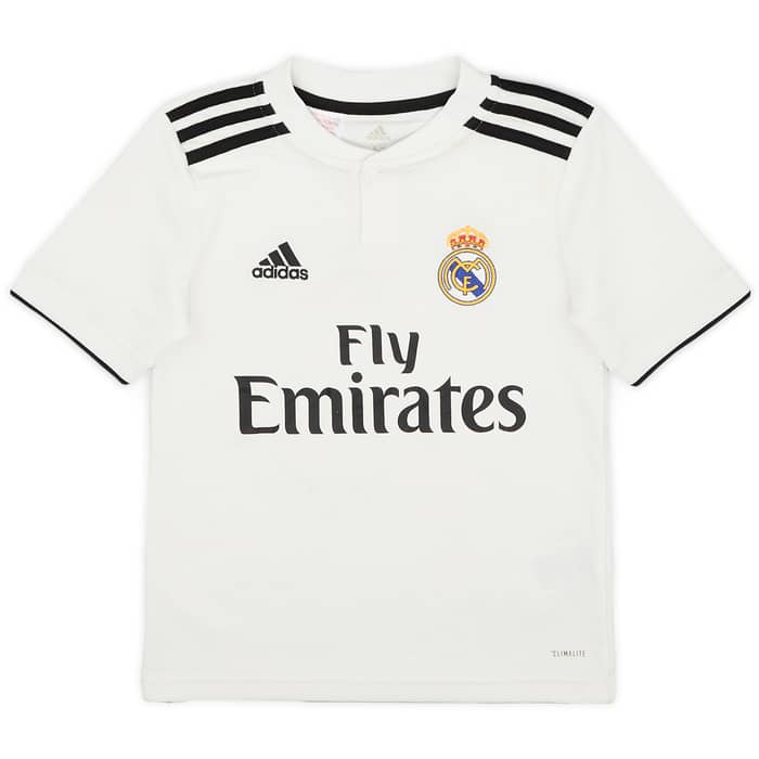 2018-19 Real Madrid Home Shirt Reguilon #23 - 6/10 - (7-8 Years)