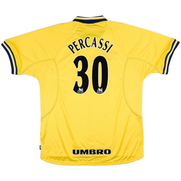 Camiseta de la tercera equipación del Chelsea 1998-00 Percassi #30 - 9/10 - (XL)